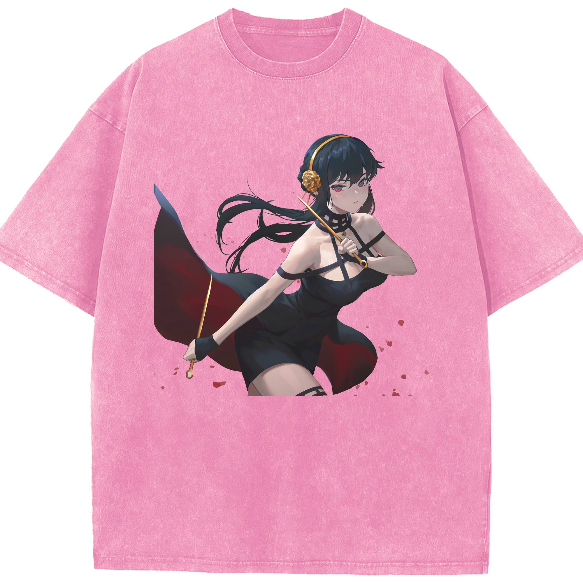 （画像用） SPY×FAMILY间谍家家酒 綿100% ヴィンテージ風 半袖Tシャツ（フロントプリント）